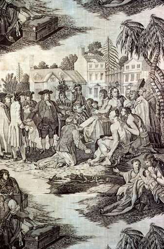 William Penn's Treaty with the Indians (Furnishing Fabric)