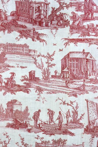 Les Travaux de la Manufacture (The Factory in Operation) (Furnishing Fabric)