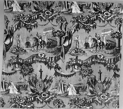 Marriage of Eugenie and Napoleon III (Furnishing Fabric)