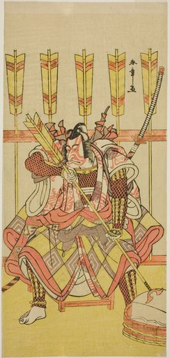 The Actor Ichikawa Danjuro V as Yanone Goro in the Play Kuruwa-gayoi Komachi Soga, Performed at the Nakamura Theater in the Fifth Month, 1781