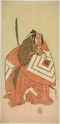 The Actor Ichikawa Danzo III as Sanada no Yoichi (?) in the Play Sanada no Yoichi Banjaku no Iezuto (?), Performed at the Morita Theater (?) in the Eleventh Month, 1767 (?)