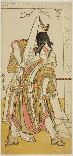 The Actor Ichikawa Ebizo III as Matsuo-maru in the Play Sugawara Denju Tenarai Kagami, Performed at the Ichimura Theater in the Seventh Month, 1776