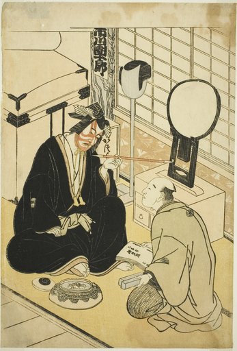 The Actor Ichikawa Danjuro V in His Dressing Room