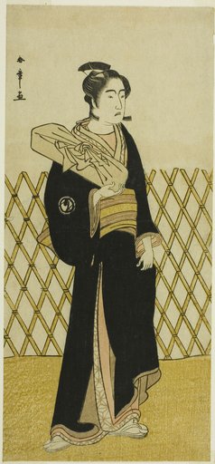 The Actor Sawamura Sojuro III as the Hairdresser Jirokichi in the Play Shida Choja-bashira, Performed at the Nakamura Theater in the Eighth Month, 1781