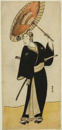 The Actor Matsumoto Koshiro IV as Sukeroku in the Play Sukeroku Yukari no Edo-zakura, Performed at the Ichimura Theater in the Sixth Month, 1782