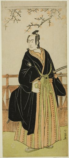 The Actor Sawamura Sojuro III as Soga no Juro Sukenari in the Play Edo no Hana Mimasu Soga, Performed at the Nakamura Theater in the First Month, 1783