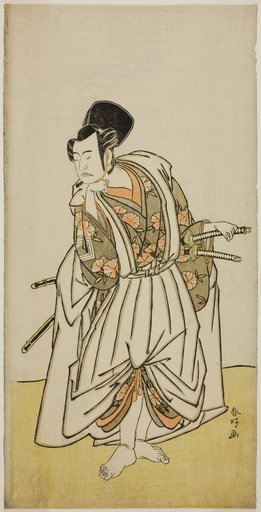 The Actor Ichikawa Yaozo II as Sakura-maru in the Play Sugawara Denju Tenarai Kagami, Performed at the Ichimura Theater in the Seventh Month, 1776
