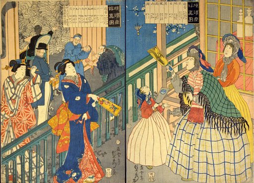True View of a Yokohama Mercantile House (Yokohama shokan shinzu)