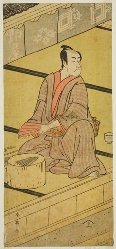 The Actor Ichikawa Monnosuke II as Daidoji Tabatanosuke in the Play Mukashi Mukashi Tejiro no Saru, Performed at the Ichimura Theater in the Eighth Month, 1792