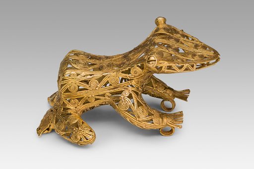Filagree Pendant in the Form of a Frog or Toad