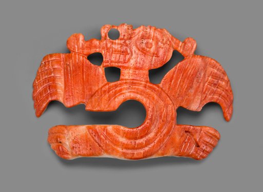 Nose Ornament in the Form of an Long-Nosed Saurian with C-shaped Body