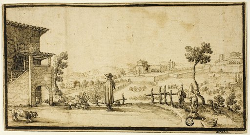 View of San Miniato and San Francesco al Monte Outside Florence