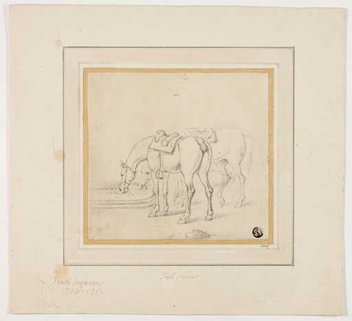 Two Horses Drinking