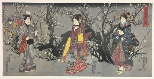 Cherry Blossom Viewing (Shunchaku hana no shizuku)
