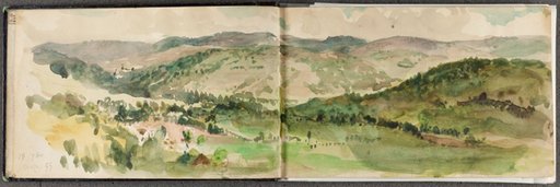 Sketchbook from the Artist's Trip to Germany