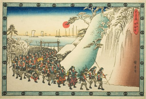 The Night Attack, Part 6: Offering Incense (Youchi roku, shoko ba), from the series "The Revenge of the Loyal Retainers (Chushingura)"