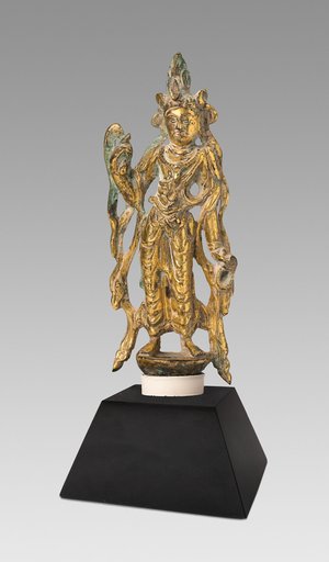 Bodhisattva in "Thrice Bent" Pose (Tribhanga)