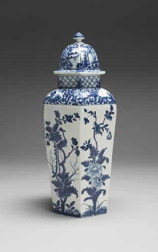 Vase with Cover (one of a pair)