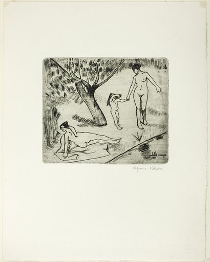 Women and Child at the Edge of the Water
