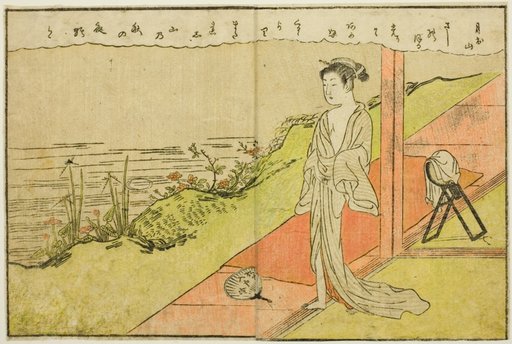 Double-page Illustration from Vol. 1 of "Picture Book of Spring Brocades (Ehon haru no nishiki)"