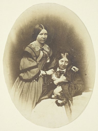Mrs. Craik Holding Cat