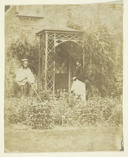 Mrs. Craik in Outdoor Garden