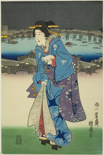 Evening Amusements at Ryogoku in the Eastern Capital (Toto Ryogoku yoasobi no zu)