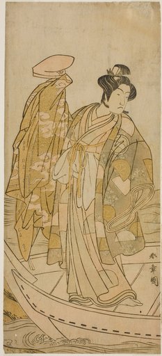 The Actor Ichikawa Monnosuke II as Minamoto no Yorinobu in the Play Kikujido Shuen no Iwaya, Performed at the Morita Theater in the Eleventh Month, 1775