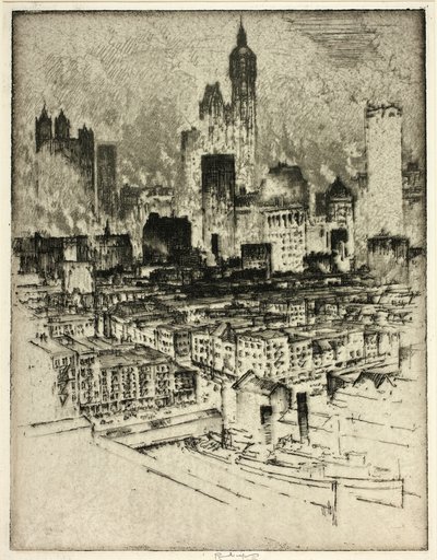 New York, from Brooklyn Bridge