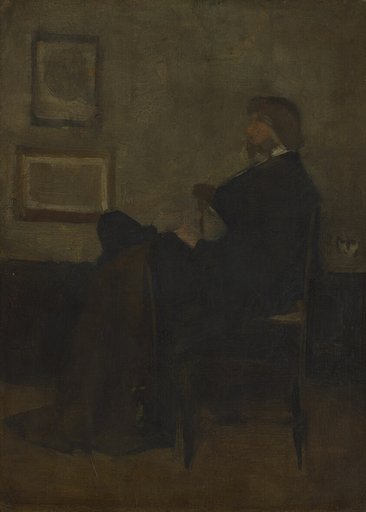 Study for "Arrangement in Grey and Black, No. 2: Portrait of Thomas Carlyle"