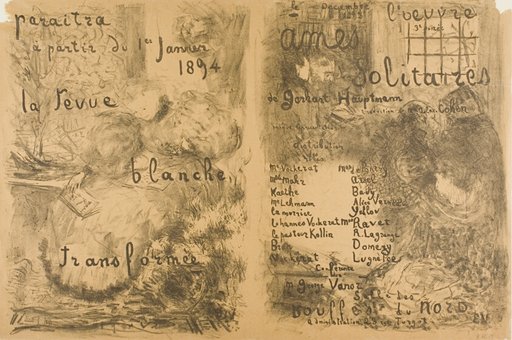 "La Revue Blanche" Transformed and Solitary Souls