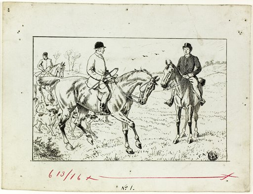 Three Riders at a Hunt