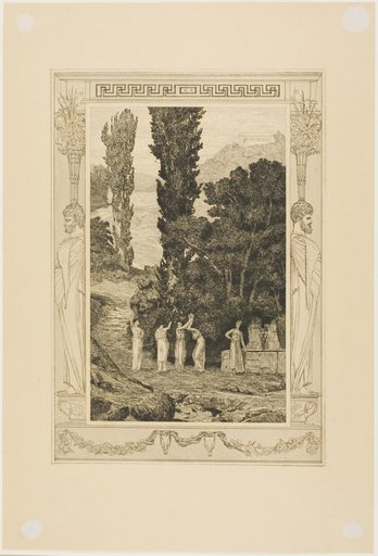 Psyche Wandering, plate 28 from Cupid and Psyche