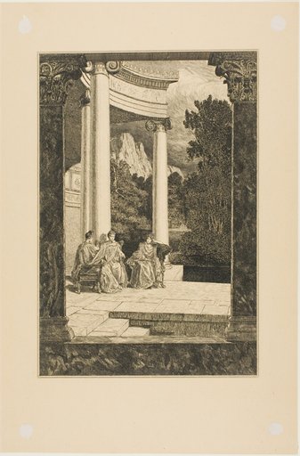 Psyche and her Sisters, plate 18 from Cupid and Psyche