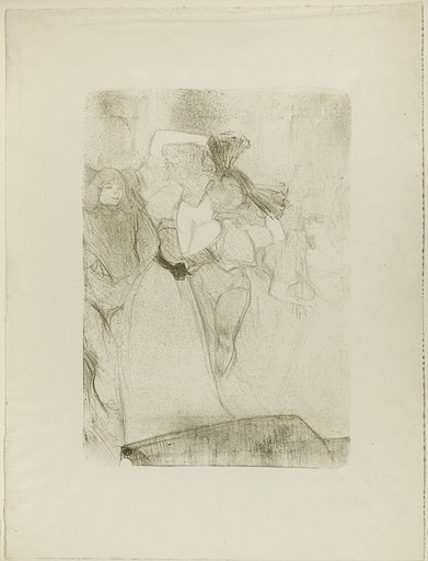 Rear View of Lender Dancing the Bolero in Chilpéric