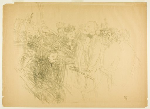 The Arton Trial, Ribot Giving Evidence (second plate)