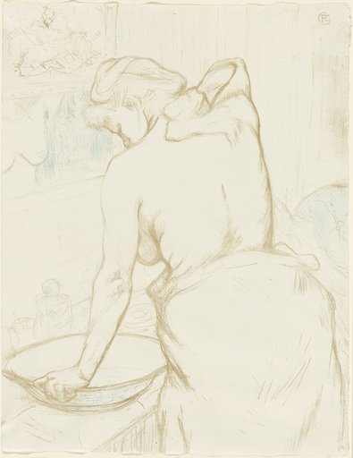 Woman Washing—The Toilet, plate five from Elles