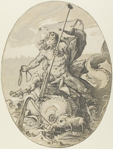Oceanus, plate two from Demogorgon and the Deities