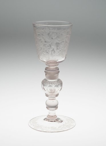 Gaming Goblet with Glass Dice