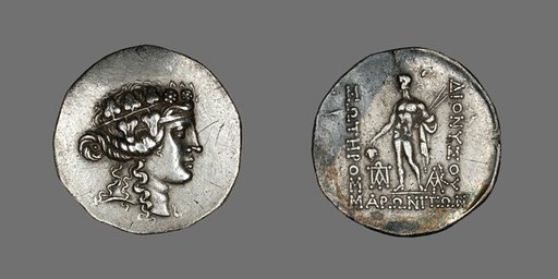 Tetradrachm (Coin) Depicting the God Dionysos