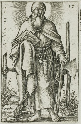 St. Matthias, plate 12 from The Twelve Apostles