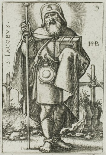 St. James Major, plate 9 from The Twelve Apostles