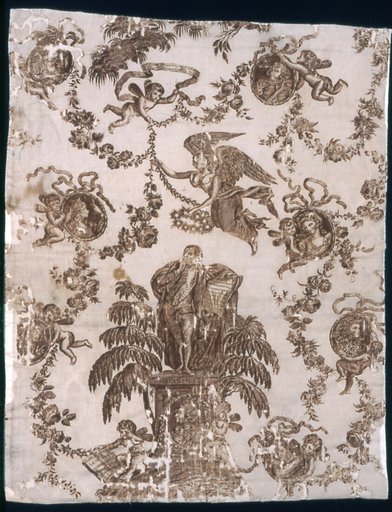 Shakespeare and Garrick (Furnishing Fabric)