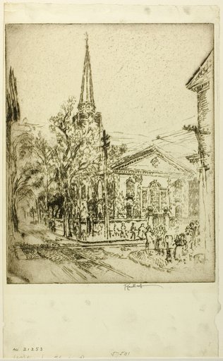 St. Peter's, From Pine Street, Philadelphia