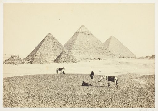 The Pyramids of El Geezeh, from the Southwest
