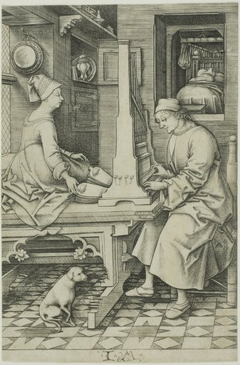 The Organ Player and His Wife