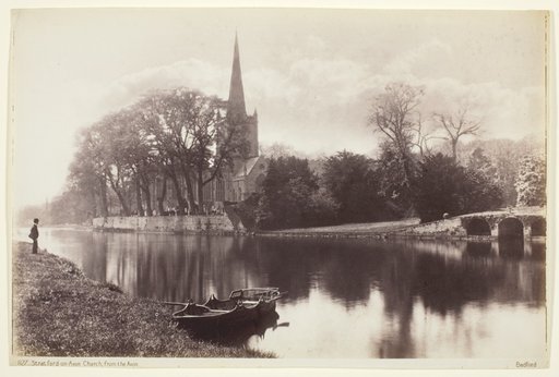 Stratford-on-Avon, Church from the Avon