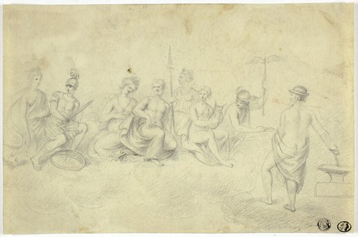 Assembly of Gods and Goddesses on Mount Olympus