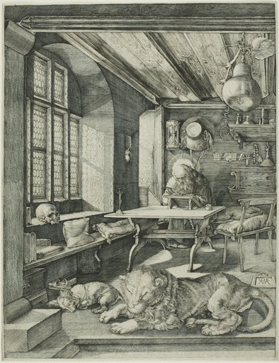 Saint Jerome in His Study