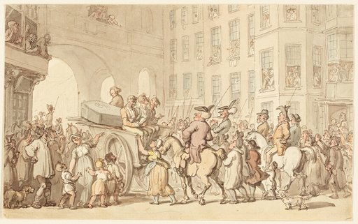 London Scene: Malefactors on Their Way to Tyburn